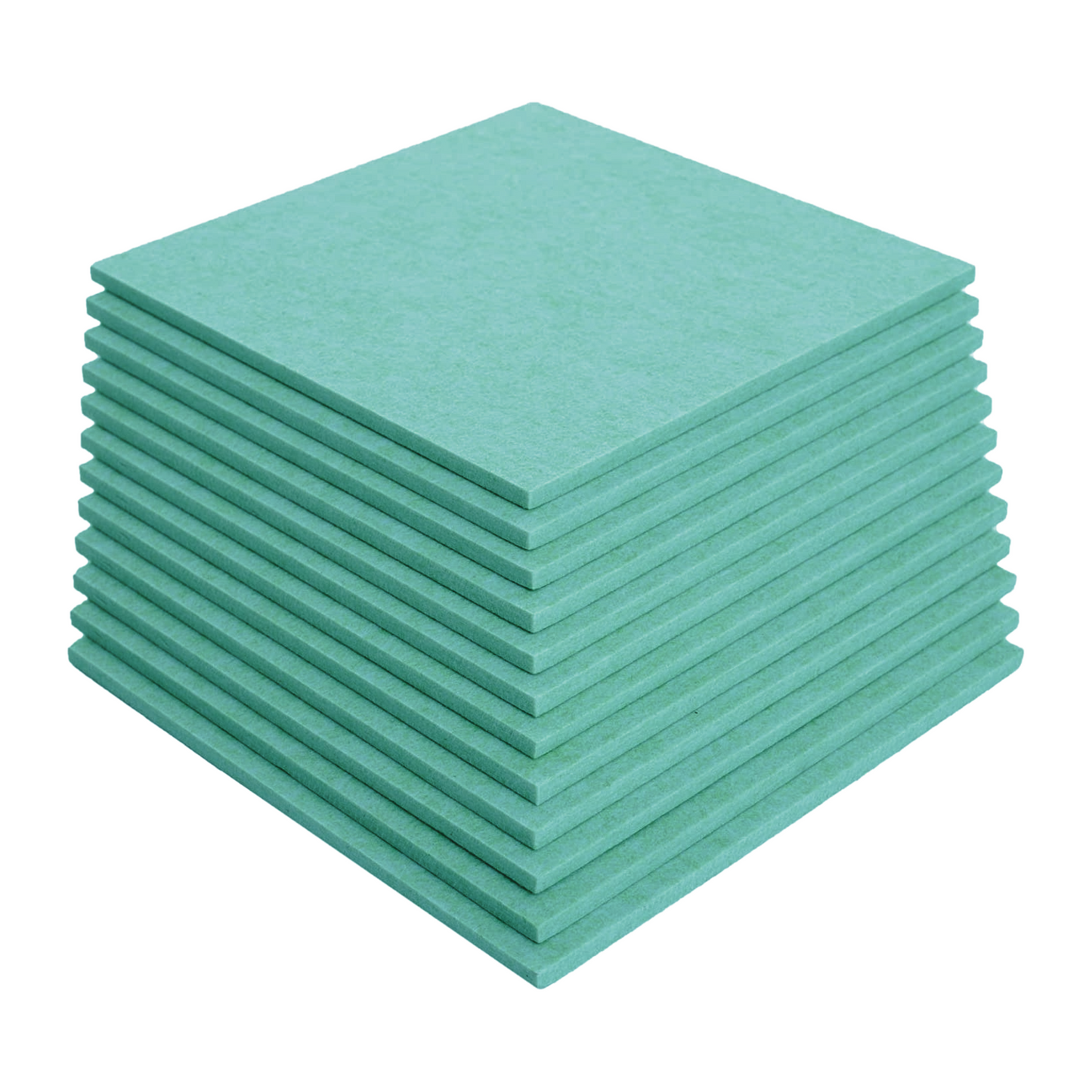 Square Acoustic Wall Panel, 12"x12"x9mm, Black | Acoustic Panel for Soundproofing