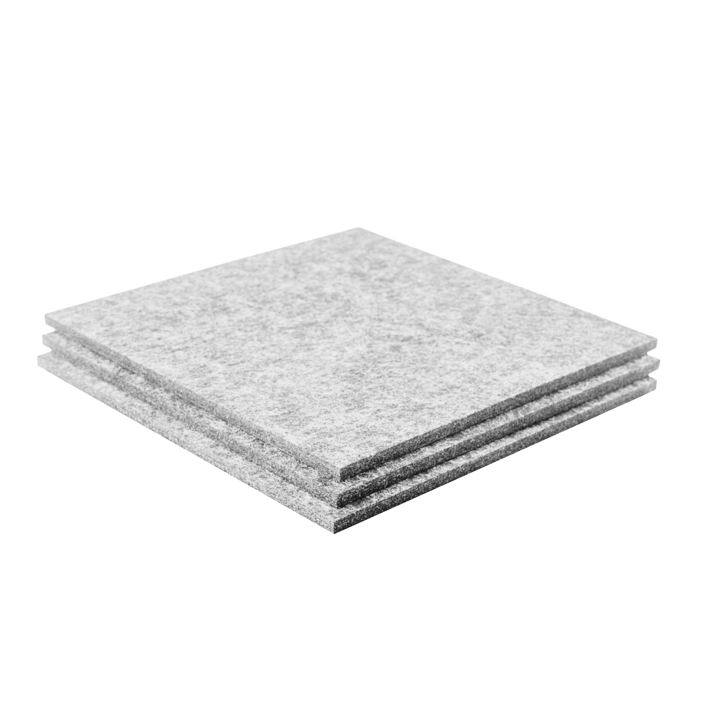 Square Acoustic Wall Panel, 12"x12"x9mm, Black | Acoustic Panel for Soundproofing