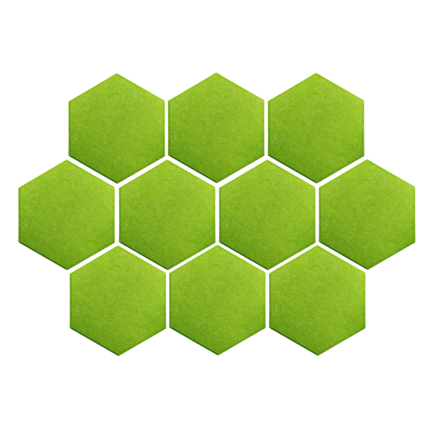 Hexagon Acoustic Wall Panel, 12"x10"x9mm | Acoustic Panel for soundproofing