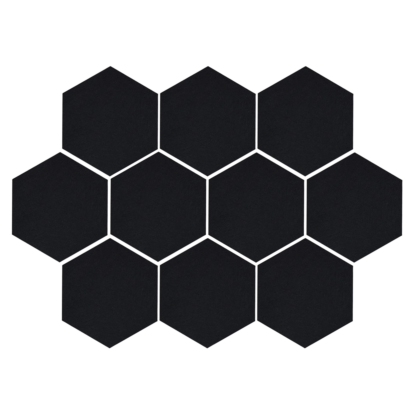 Hexagon Acoustic Wall Panel, 12"x10"x9mm | Acoustic Panel for soundproofing