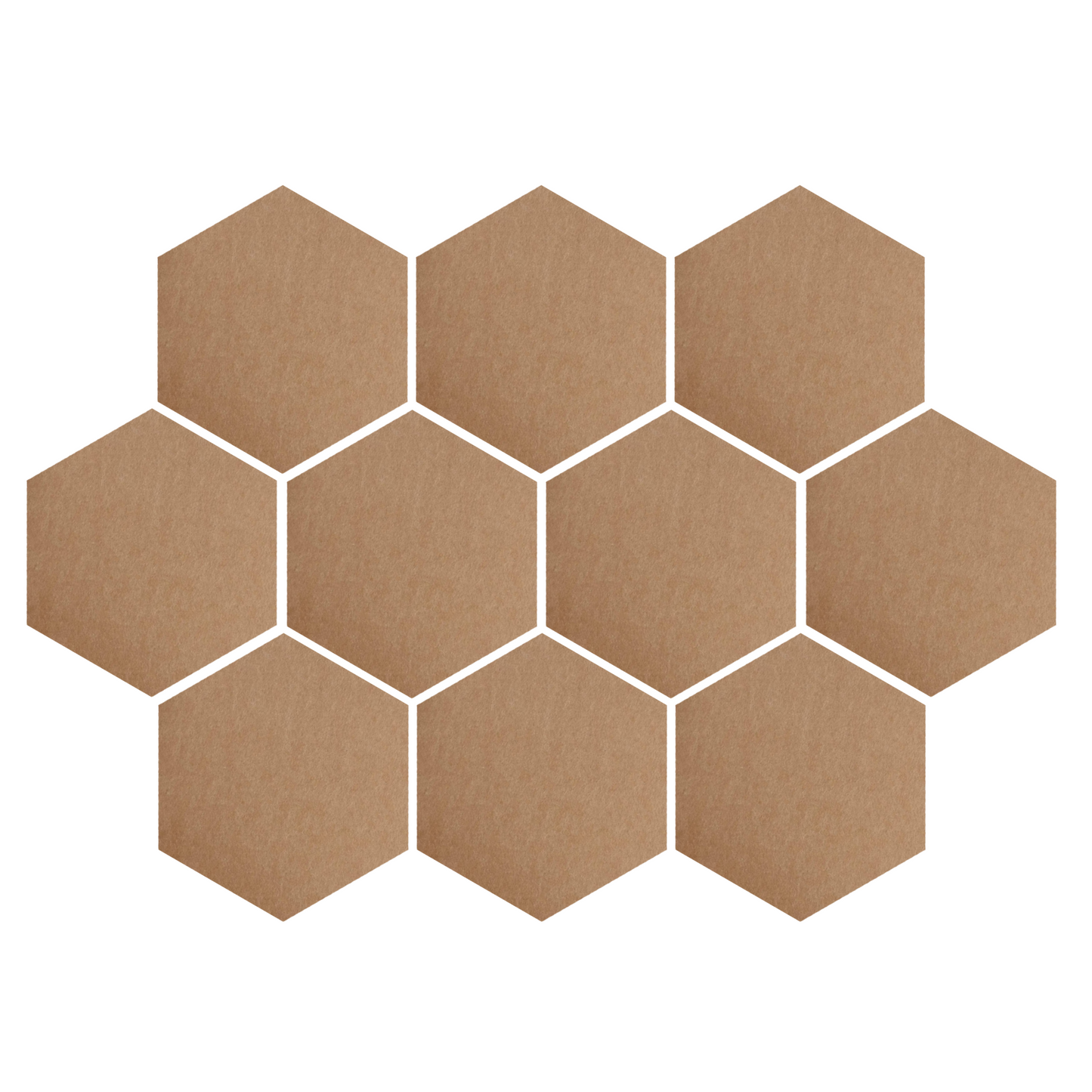 Hexagon Acoustic Wall Panel, 12"x10"x9mm | Acoustic Panel for soundproofing