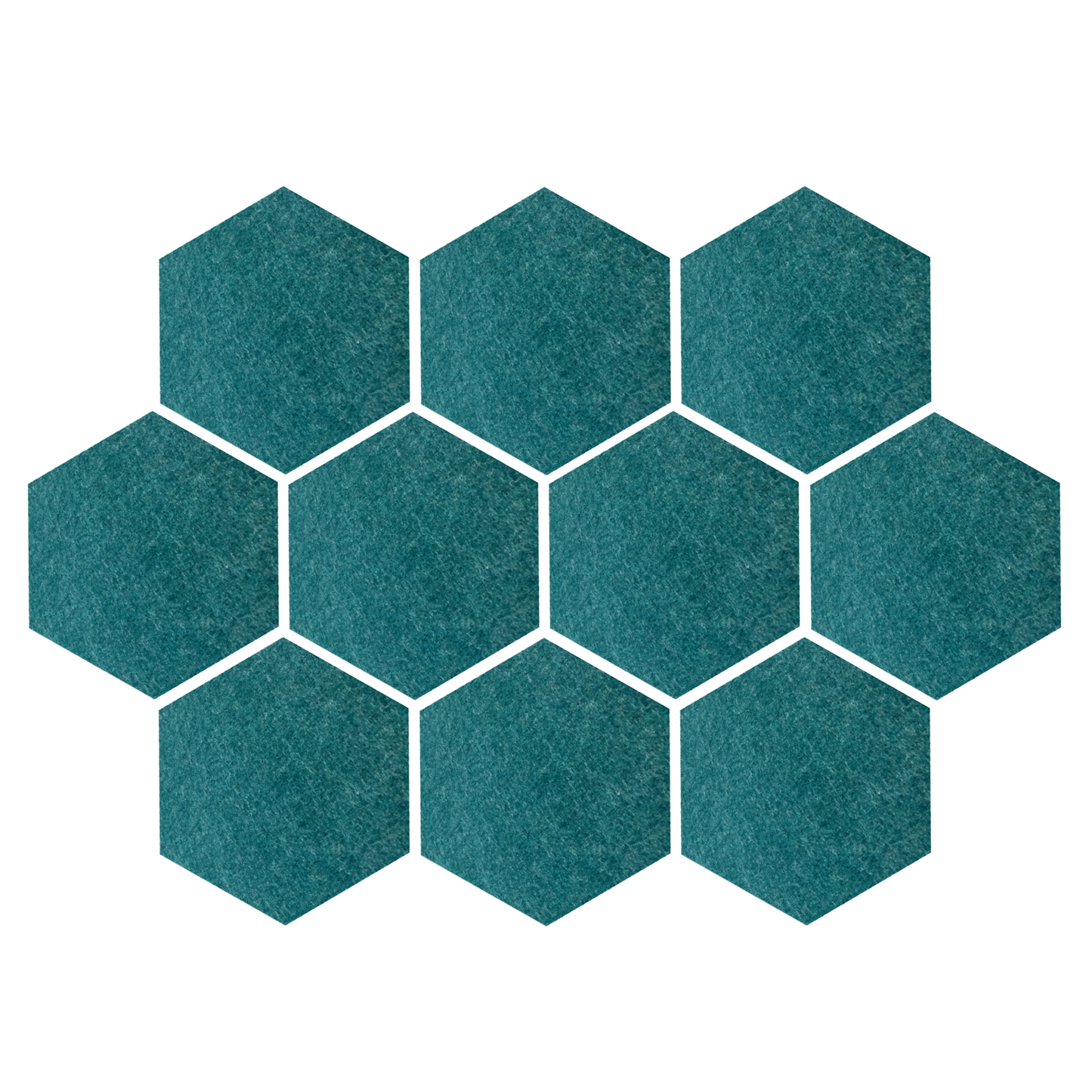 Hexagon Acoustic Wall Panel, 12"x10"x9mm | Acoustic Panel for soundproofing