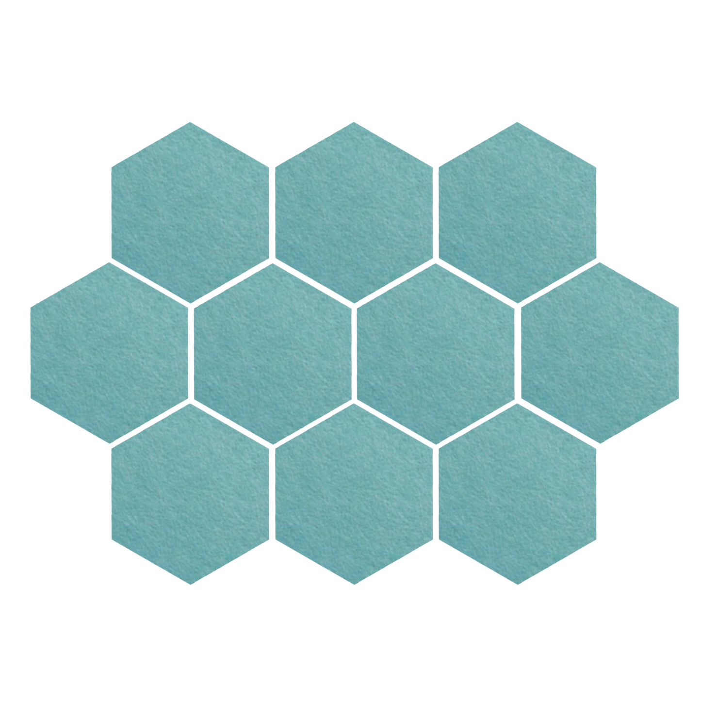 Hexagon Acoustic Wall Panel, 12"x10"x9mm | Acoustic Panel for soundproofing