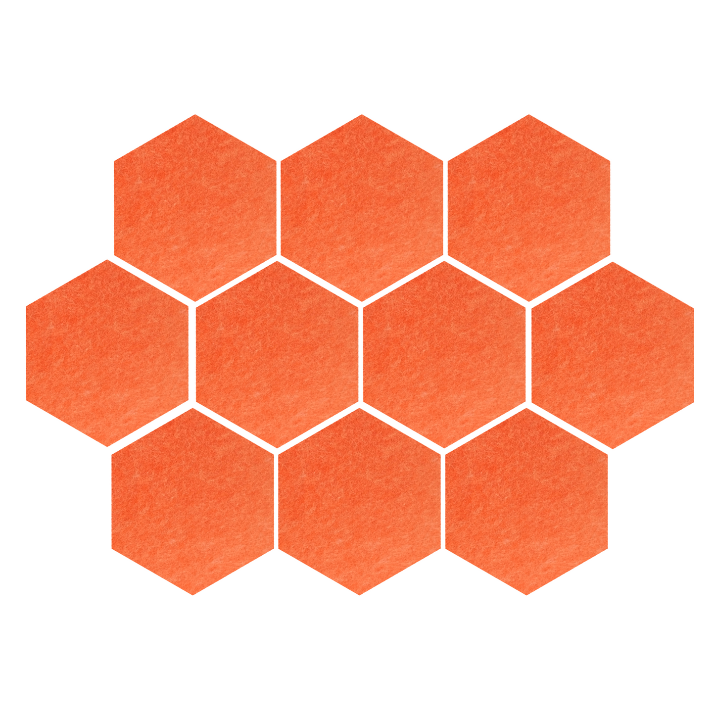 Hexagon Acoustic Wall Panel, 12"x10"x9mm | Acoustic Panel for soundproofing