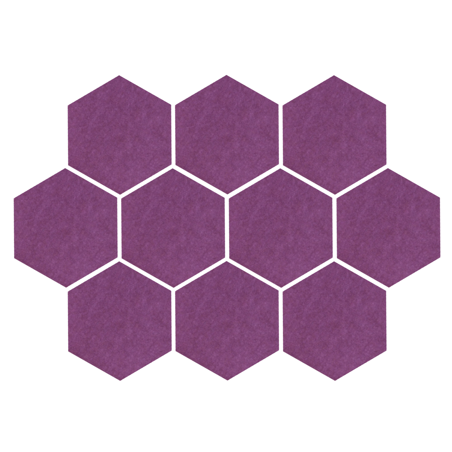 Hexagon Acoustic Wall Panel, 12"x10"x9mm | Acoustic Panel for soundproofing