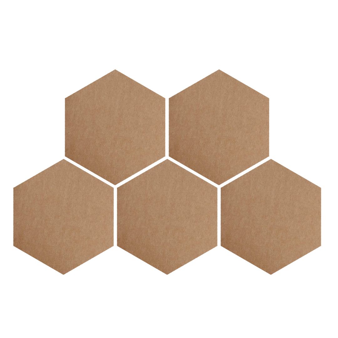 Hexagon Acoustic Wall Panel, 12"x10"x9mm | Acoustic Panel for soundproofing