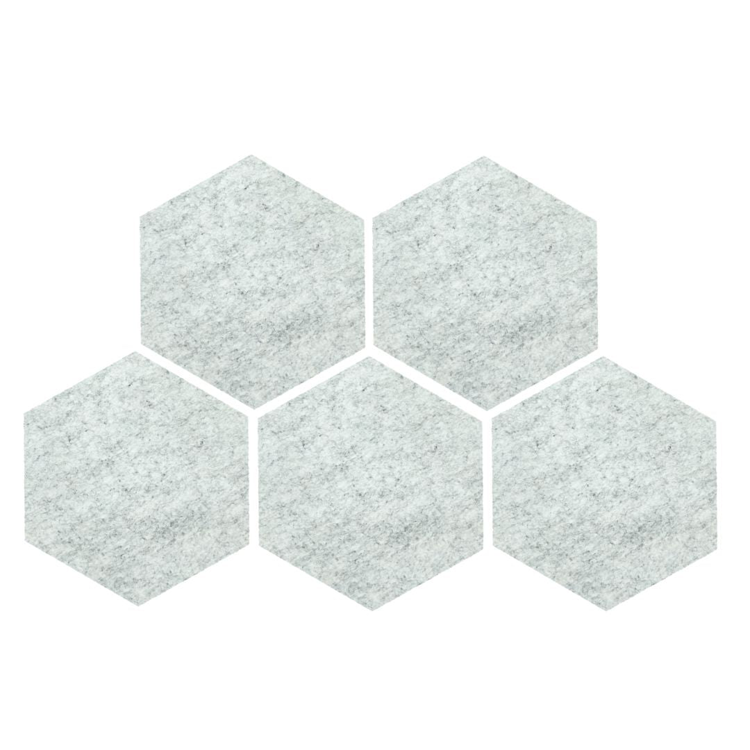 Hexagon Acoustic Wall Panel, 12"x10"x9mm | Acoustic Panel for soundproofing