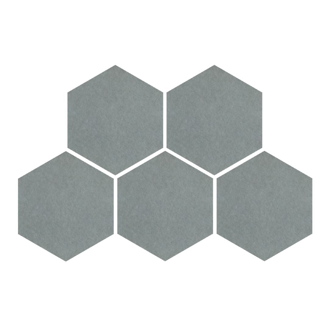 Hexagon Acoustic Wall Panel, 12"x10"x9mm | Acoustic Panel for soundproofing