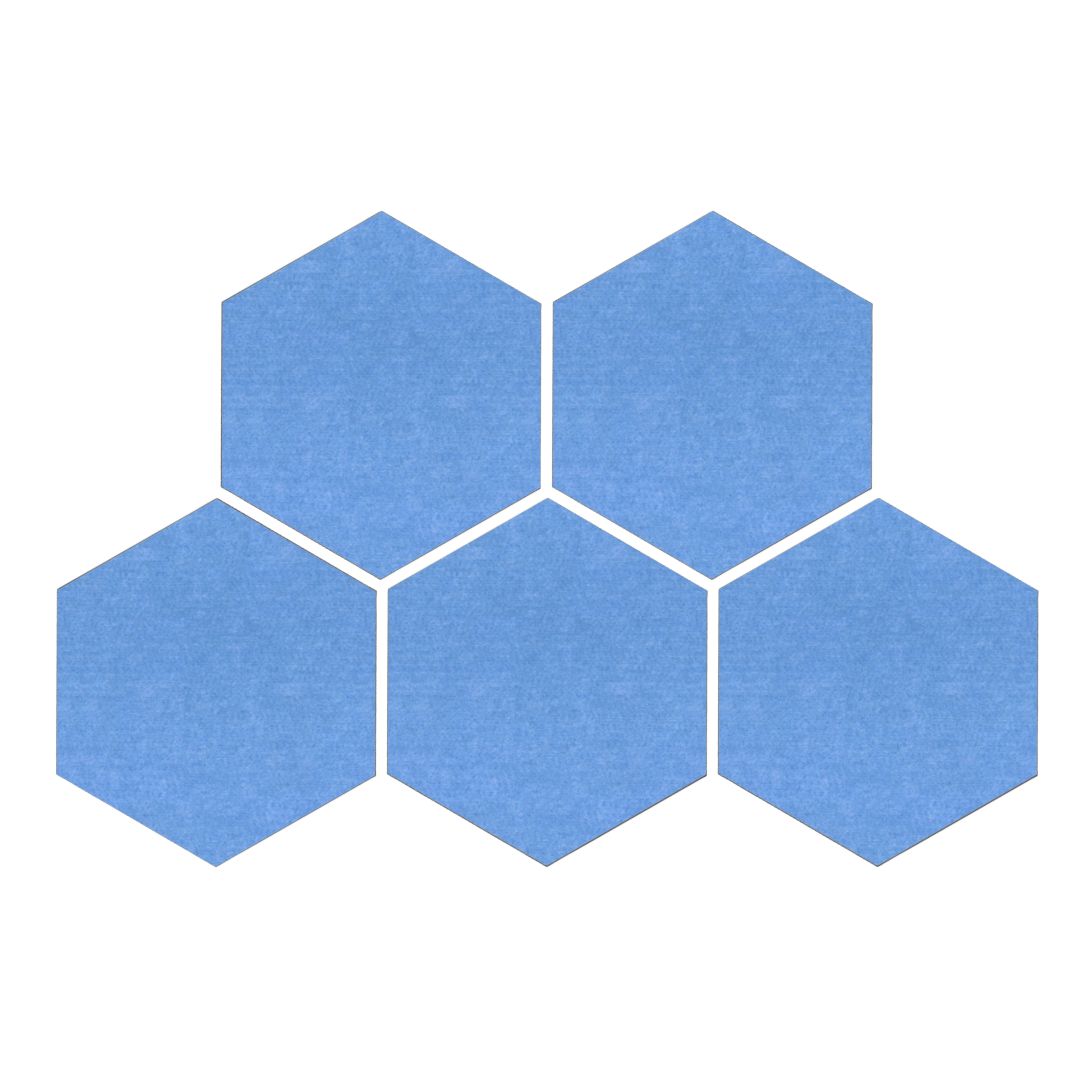 Hexagon Acoustic Wall Panel, 12"x10"x9mm | Acoustic Panel for soundproofing